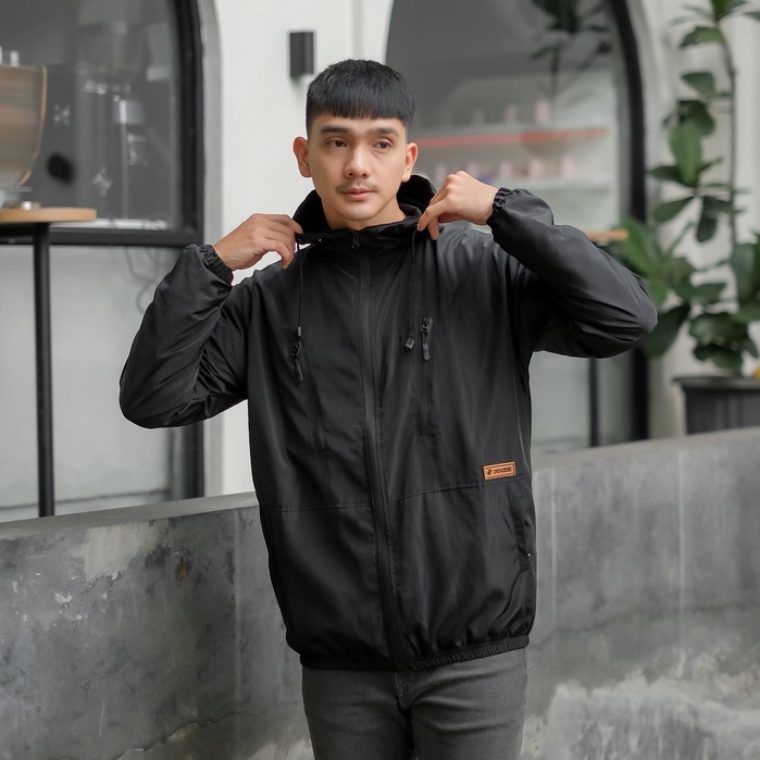 Jaket Waterproof Parasut Mayer Import Tahan Air Oenzie