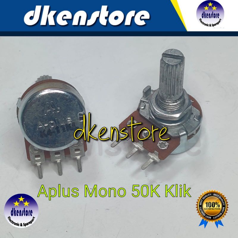 Potensio Mono Aplus 50K Klik