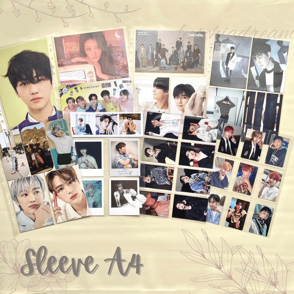 

J(4U➸) Sleeve Pocket A4 1P/2P/3P/4P/5P/6P/8P/9P/10P/12P/20P for Photocard Postcard KPOP banyak diminati