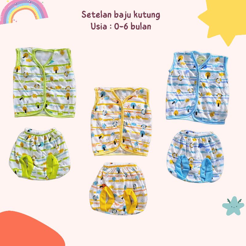 Set baju yukensi bayi baru lahir