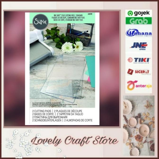 

Terlaris 2pcs/set (1 pair) Big Shot Plus sizzix 660581 cutting pad acrylic Termurah