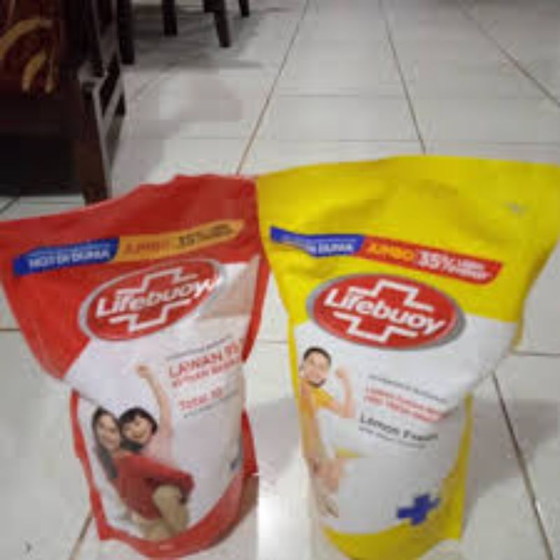 Sabun mandi cair lifebuoy lifeboy body wash 825 ml refill