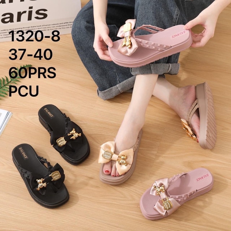 Balance Jepit Fita Pita Bear / Balance Jepit Wanita / Sandal Jepit Karet Wanita