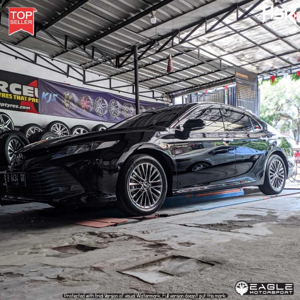 VELG MOBIL R18 RING 18 VELG MOBIL CAMRY HSR WHEEL LONDON HYPER BLACK