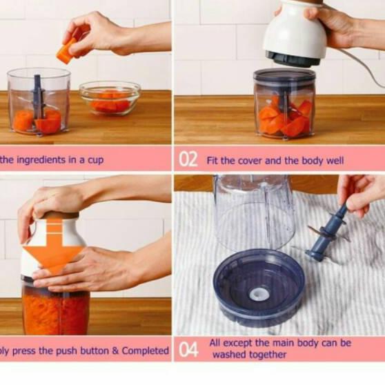 GRATIS ONGKIR✅Blender Tangan / Hand Blender / Blender Capsule Serbaguna|SQ3