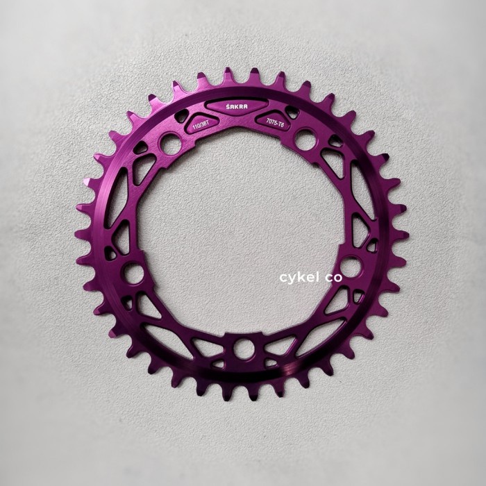 SAKRA COMPONENTS CHAINRING KANTA NARROW WIDE BCD 110 38T