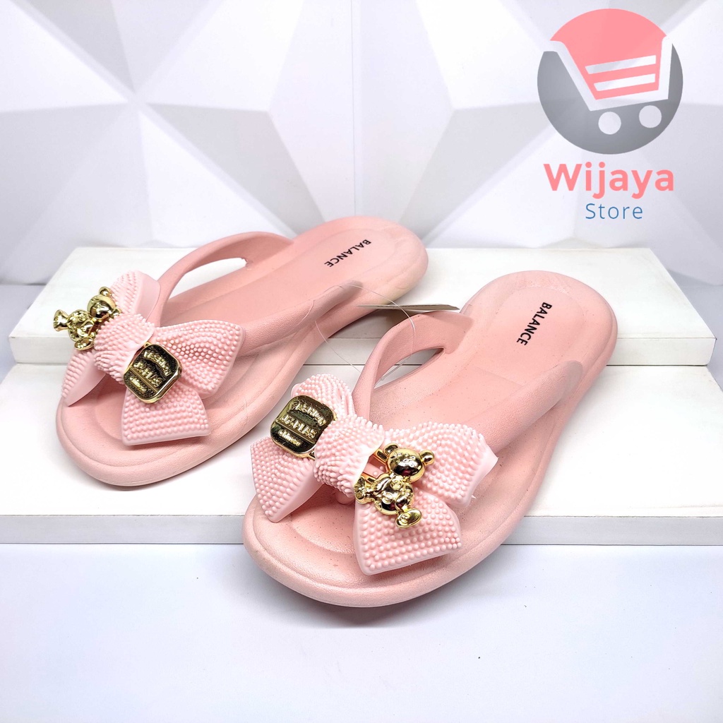 Sandal BALANCE 9001 Sendal Jelly Jepit Wanita Import Cewek Perempuan 2024