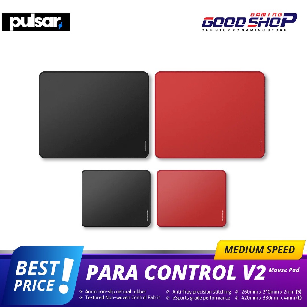 Pulsar ParaControl v2 Mousepad - Gaming Mousepad