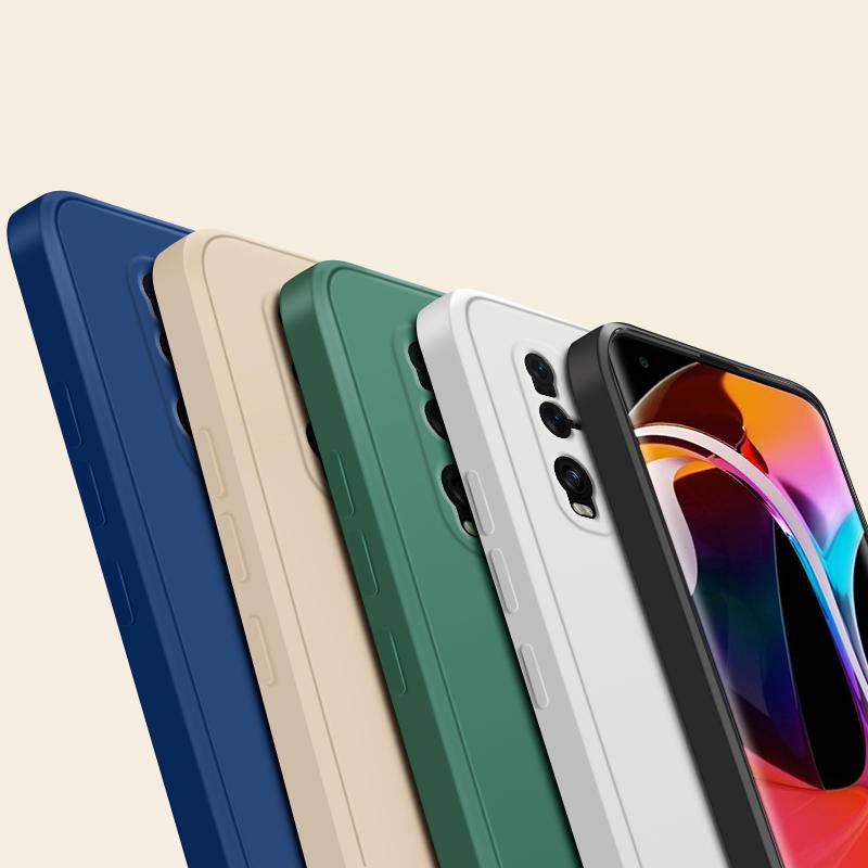 Case Silikon Cair Persegi Baru Untuk OPPO Find X2 Pro Lite Neo Pelindung Kamera Lucu Penutup Belakang