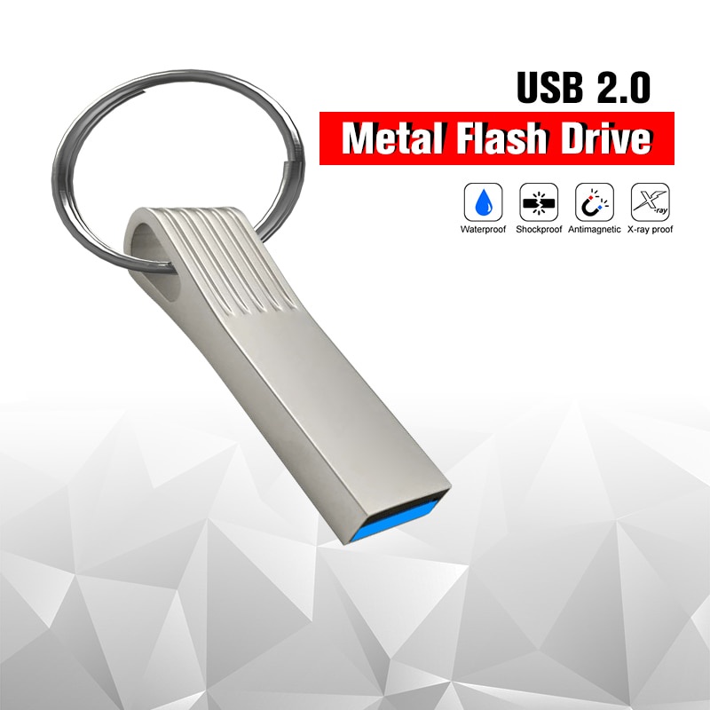 2tb Kapasitas Besar USB 2.0 Flash Drive Kecepatan Tinggi 1TB Memory Stick Metal Anti Air Pen Drive