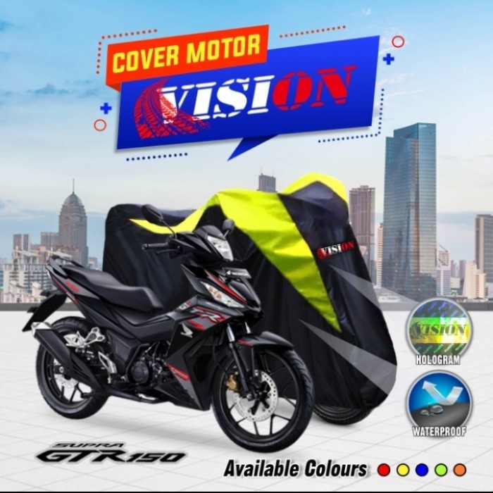 COVER MOTOR SARUNG PELINDUNG MOTOR SUPRA GTR MURAH SEMUA TAHUN