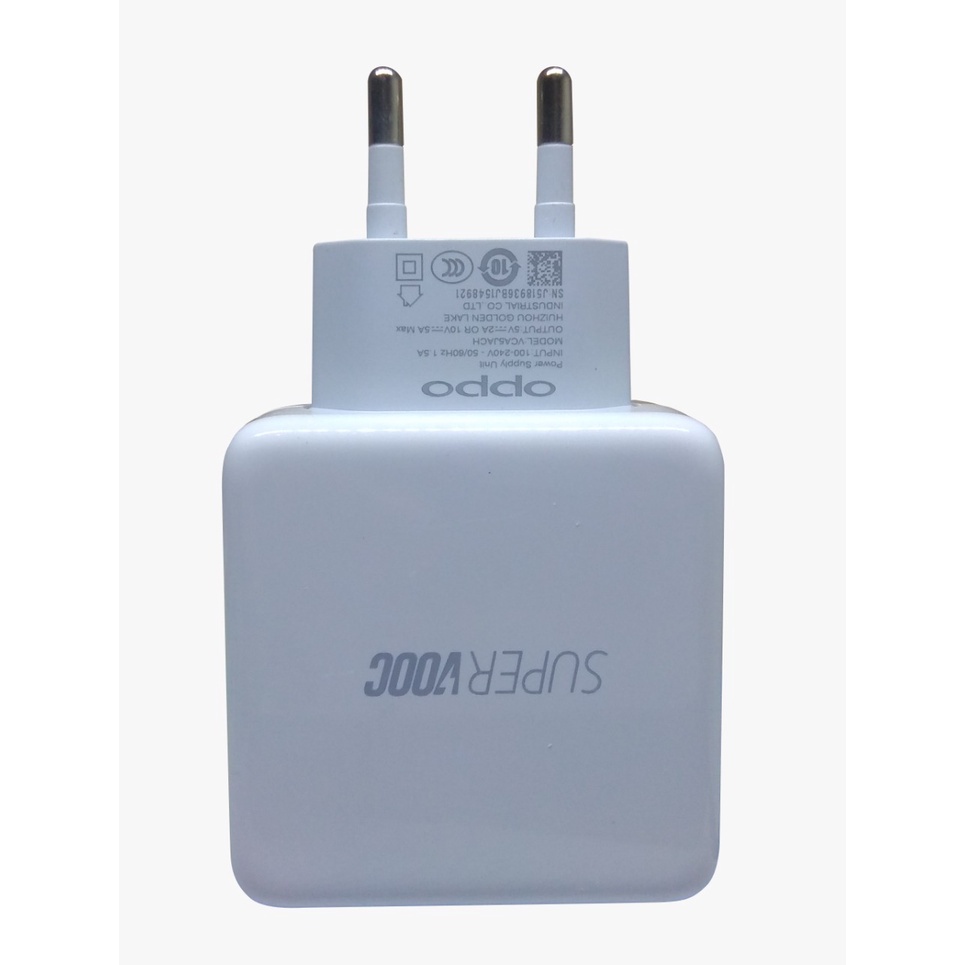 Charger Oppo 50W Original 100% Super Vooc Charger Cas OPPO VCA5JACH F11  R17