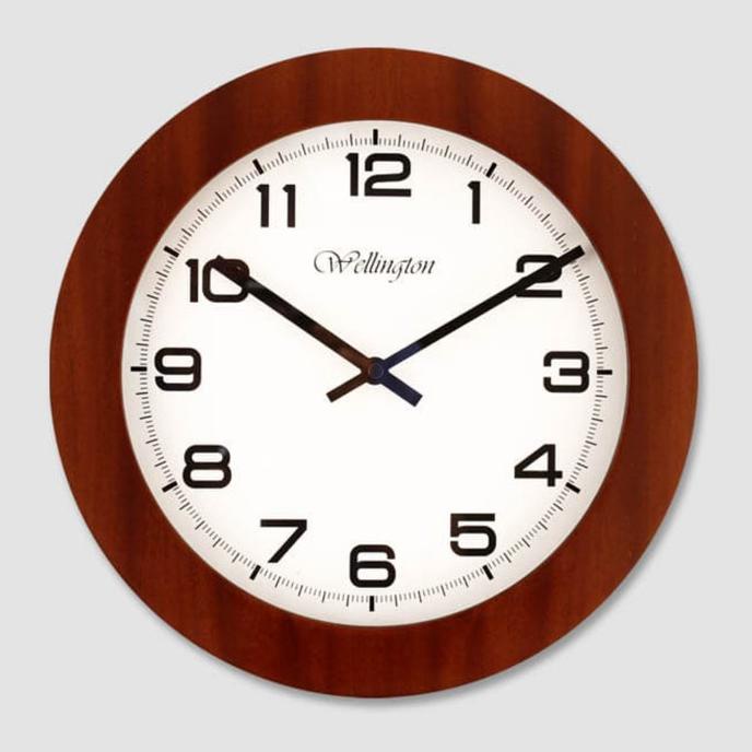 Jam Dinding Wellington Seiko Kayu 606295 Original