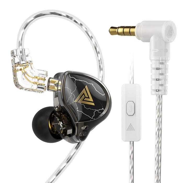 QKZ X HBB Flagship BassHead Earphone - with Mic - Dynamic Driver - Garansi Resmi 6 Bulan