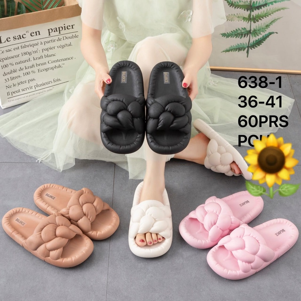 Sandal Karet Jelly Wedges Wanita Import Model Fashion KoreaTerbaru Original Kekinian by AGUNG STYLE Balance 638-1