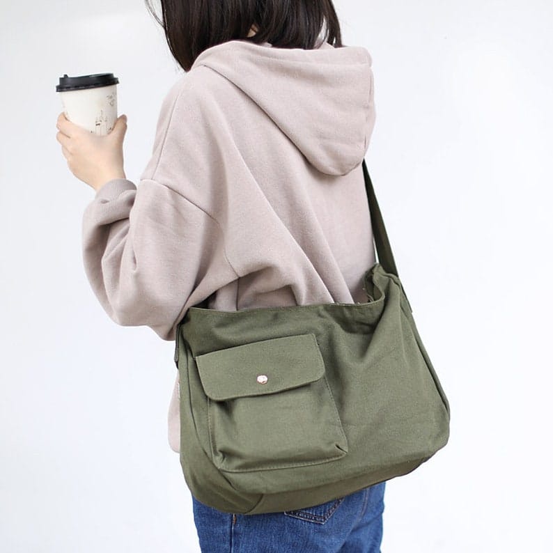 Sling Bag Canvas Tas Selempang Classic