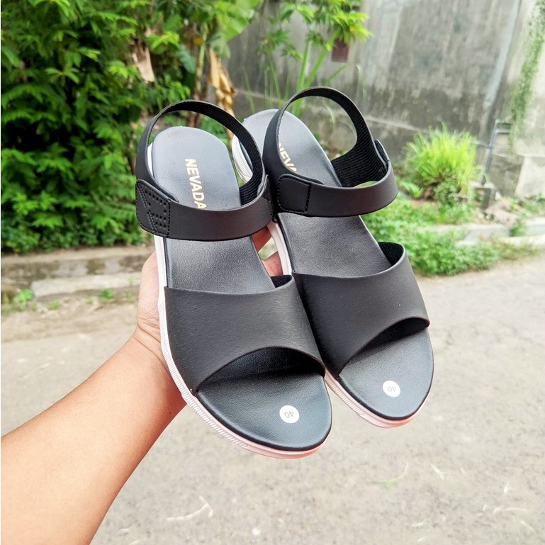 NVDA7- Sepatu Wanita Sandal Tali Belakang VarraFladeo Nevada Sandals