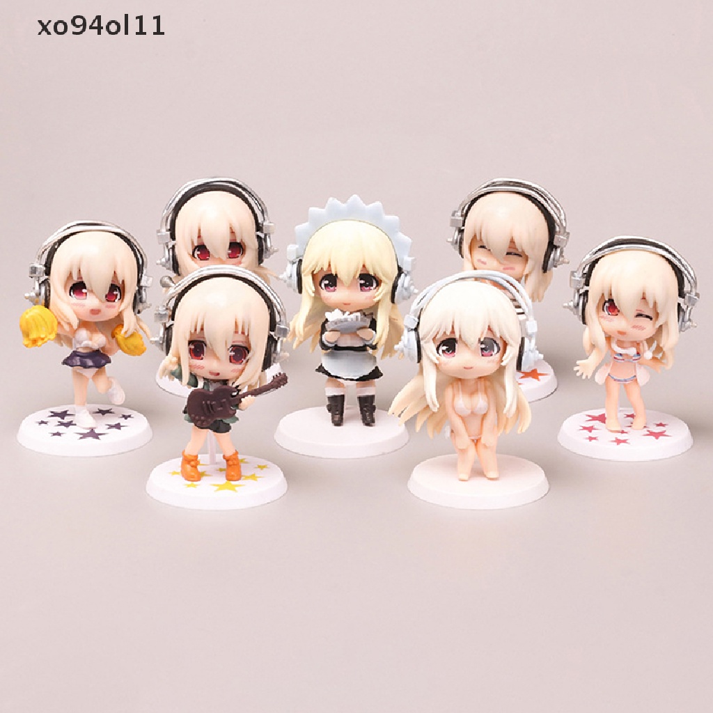 Xo Sexy Anime Figure Super Sonico Boneka Gadis Lucu Mainan Koleksi Model Home Decor OL