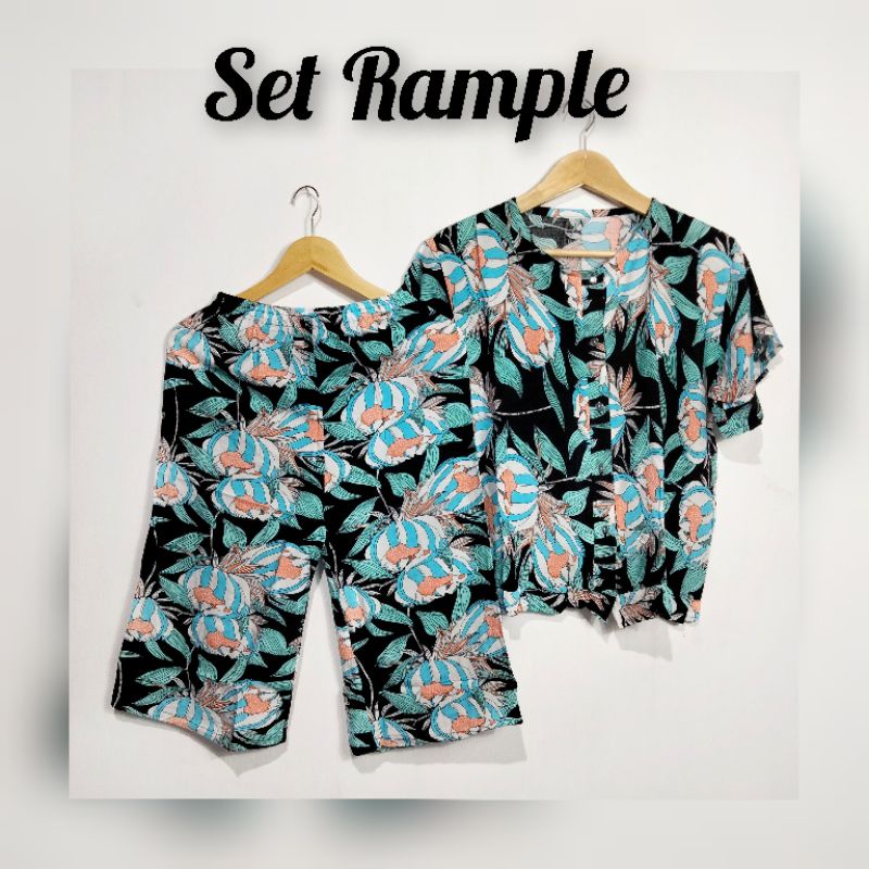 BAJU PIYAMA PENDEK (Pilih Motif)