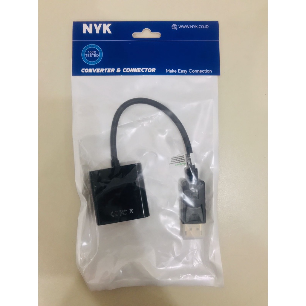 Converter Display Port (DP) To VGA Female NYK Baru