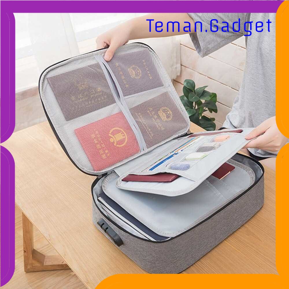 TG - TRV Tas Travel Organizer Three Layer Password Lock - KA51