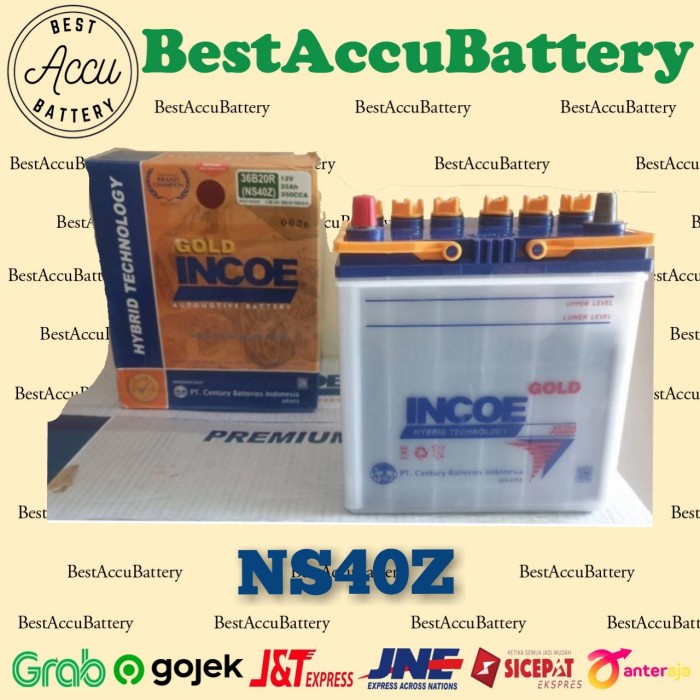 Aki Mobil Suzuki Ignis NS40Z INCOE GOLD