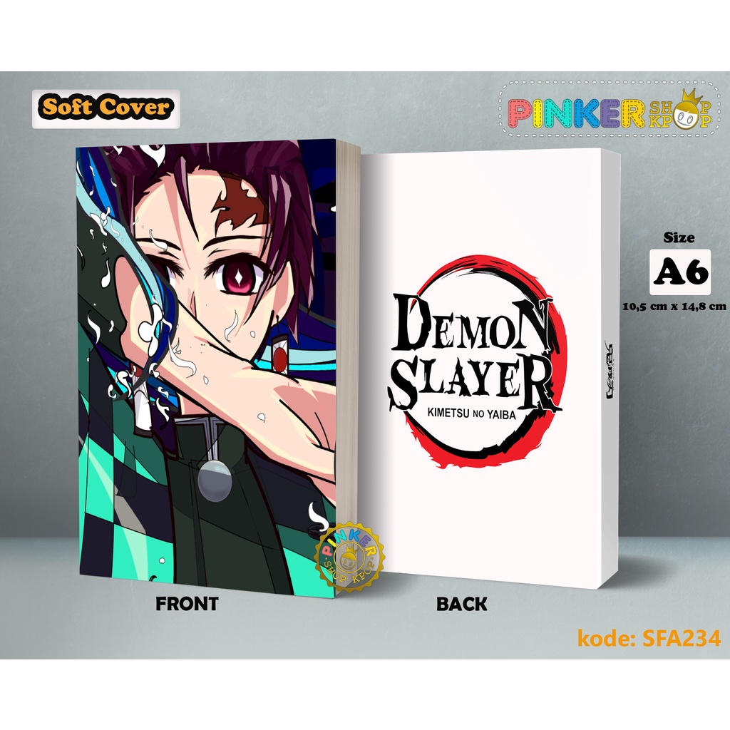 

(SFA234) Pocket Note Anime Demon Slayer Cover Softcover