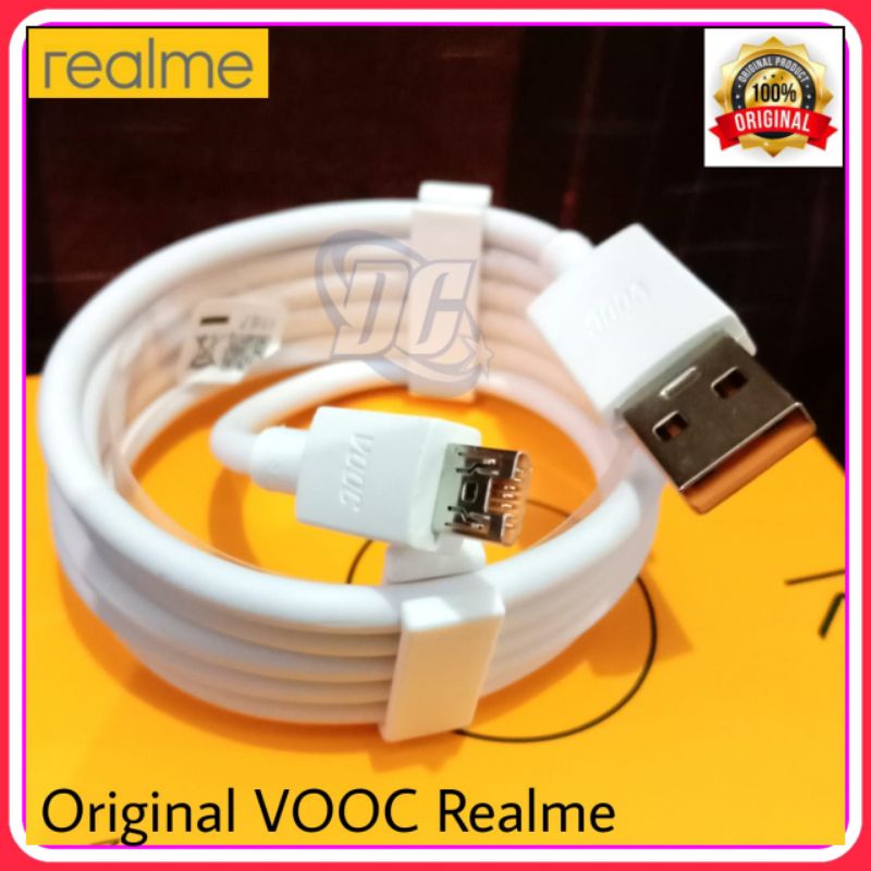 Kabel Data Fast Charging Realme 3 Pro Original 100% Kabel VOOC Micro USB