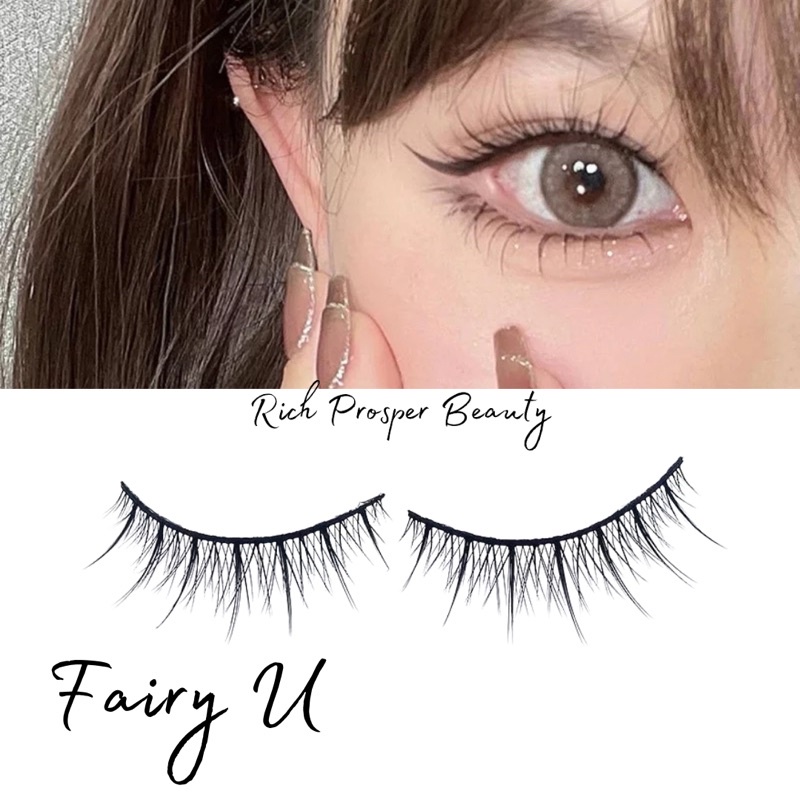 FAIRY LASHES - MAKEUP Handmade - Natural Japan Eyelash Fairy Extension Lashes Makeup Tools  THAILAND KOREAN MAKEUP LOOK - Professional Eyelash Extension Spike Lashes Fluffy Eyelash Kit for Beauty Makeup