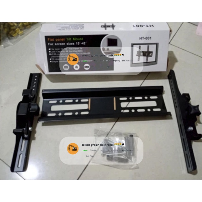 Brack Bracket Braket Breket Led Tv 15 Inch - 32 Inch Braket Tv Led