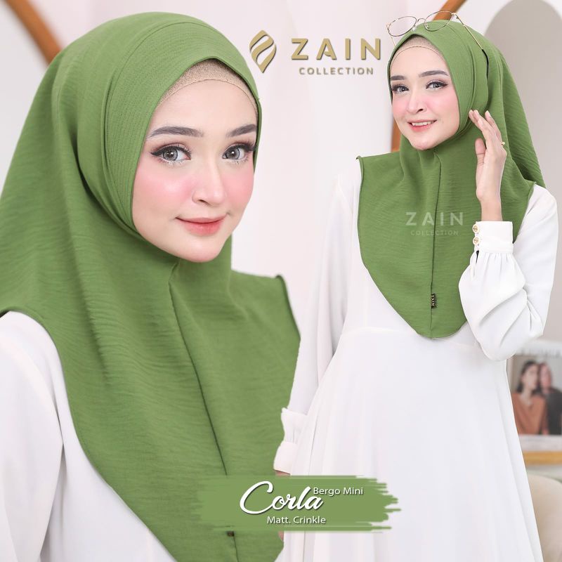 Hijab instan Crincle CORLA ori ZAIN