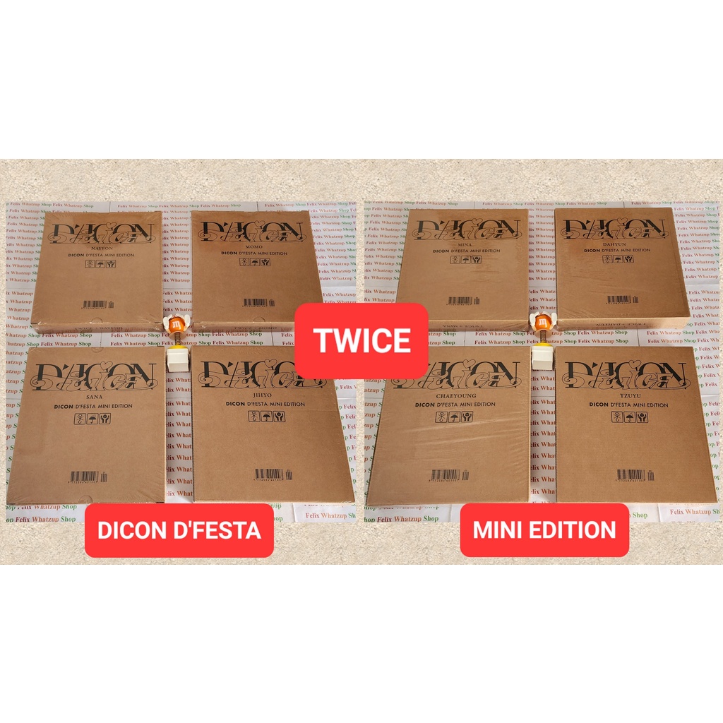 TWICE DICON D'FESTA [Dispatch 10th Anniversary] Mini Edition Official Album SEALED