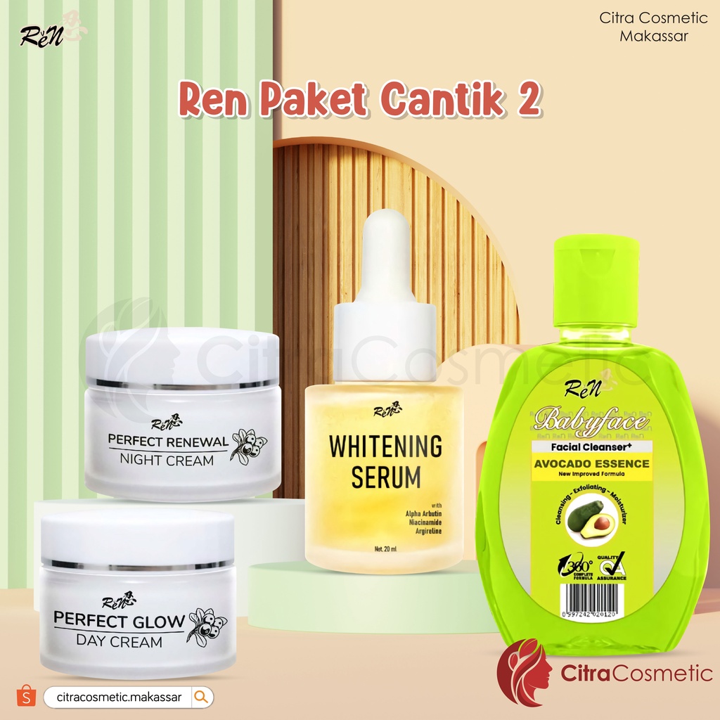 Ren Paket Cantik 2 Babyface Avocado