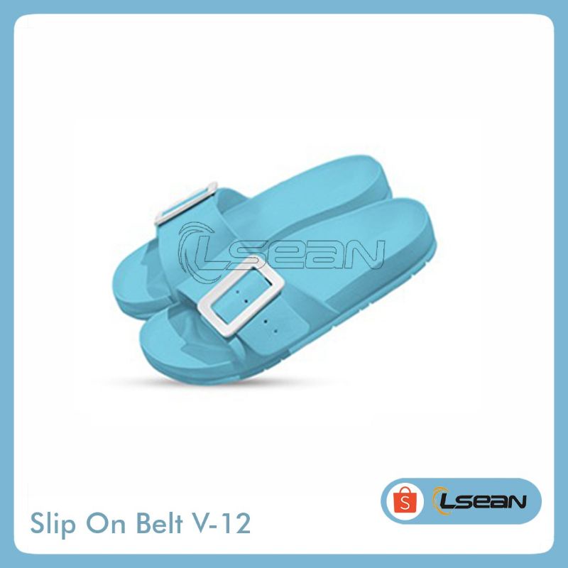 Sandal Wanita Slip On Belt V-12