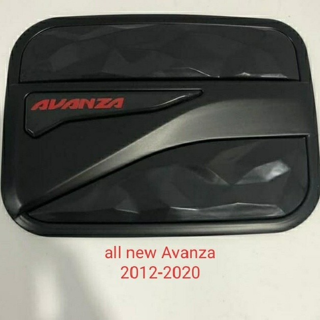 Tank Cover  Tutup Bensin All New Avanza Model Cristal Hitam