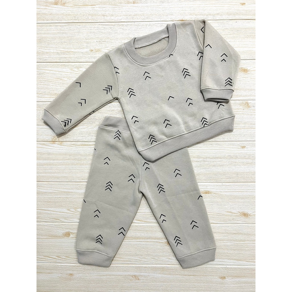 Setelan Baju Bayi Setelan Sweater Bayi Celana Jogger Bayi Usia 3-12 Bulan Baby Alicia