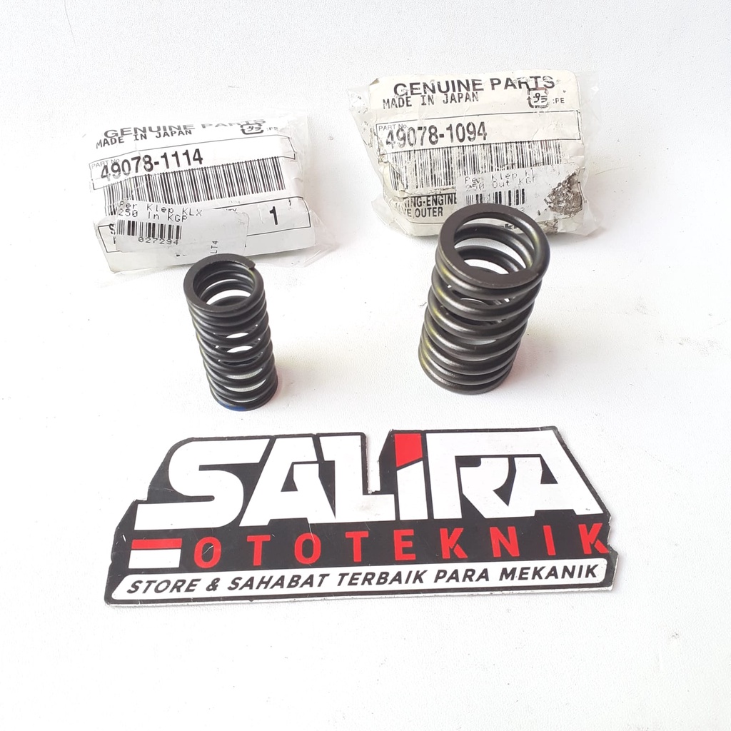 Per Pir Klep Spring Valve Motor Kawasaki KLX 250 In dan Out Orisinil KGP