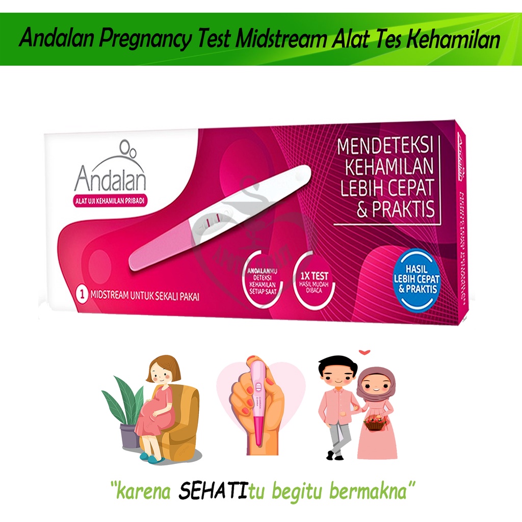 Andalan Pregnancy Testpack Midstream Tespek Kehamilan