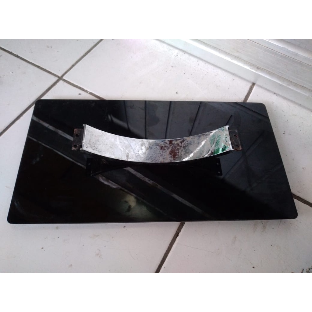 kaki tv polytron 32 inch pld 32d100 32t100 stand dudukan di meja