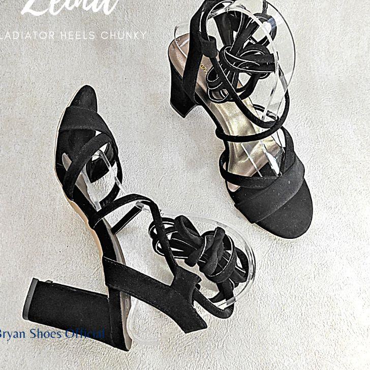 Sale Bryan Zeina Heels Tahu Tali Lilit Gladiator Nyaman Bigsize Oversize Jumbo 36-40 41 42 43 Berkua