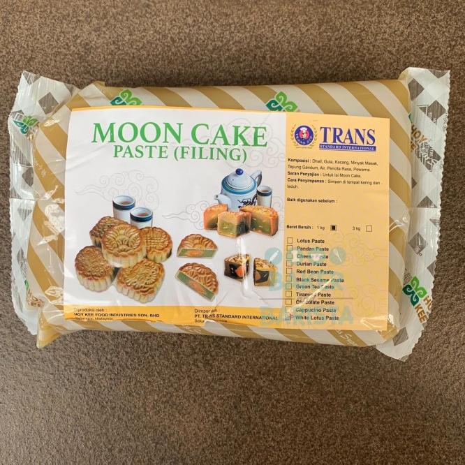 

Isian Mooncake / Mooncake Filling Merk Trans White Lotus Paste 1Kg Menu Sarapan