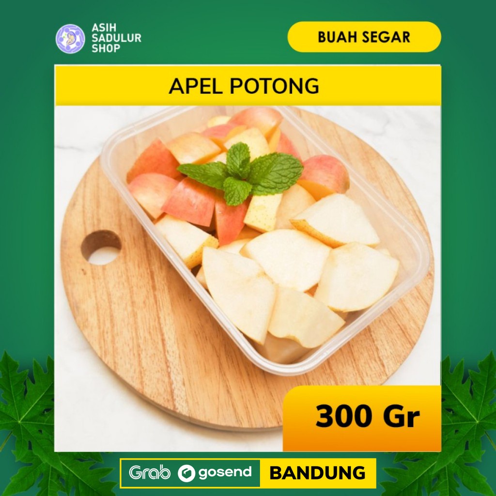 Buah Apel Potong 300ml Promo Grab Gosend Bandung