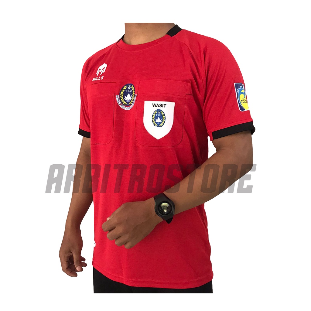 BAJU WASIT MLLS BRI LIGA 1 - 3 LOGO SAKU - DADA - FAIRPLAY