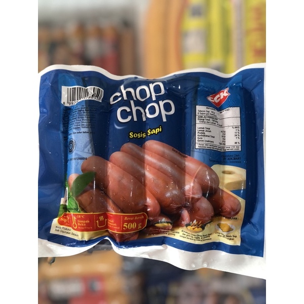 

Chop Chop Sosis Sapi Bakar Mini isi 12 500gr