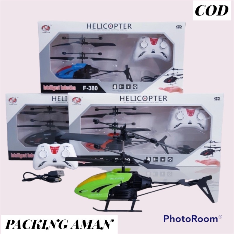 Bisa Cod || Mainan Helikopter Remote control charger