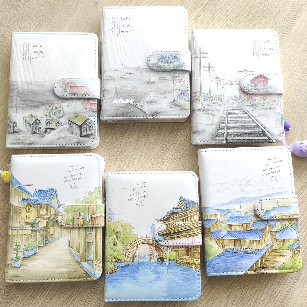 

Buku Diary Magnet Hard Cover Karakter Notebook Magnet Karakter Agenda Magnet Lucu Korea cover Kulit
