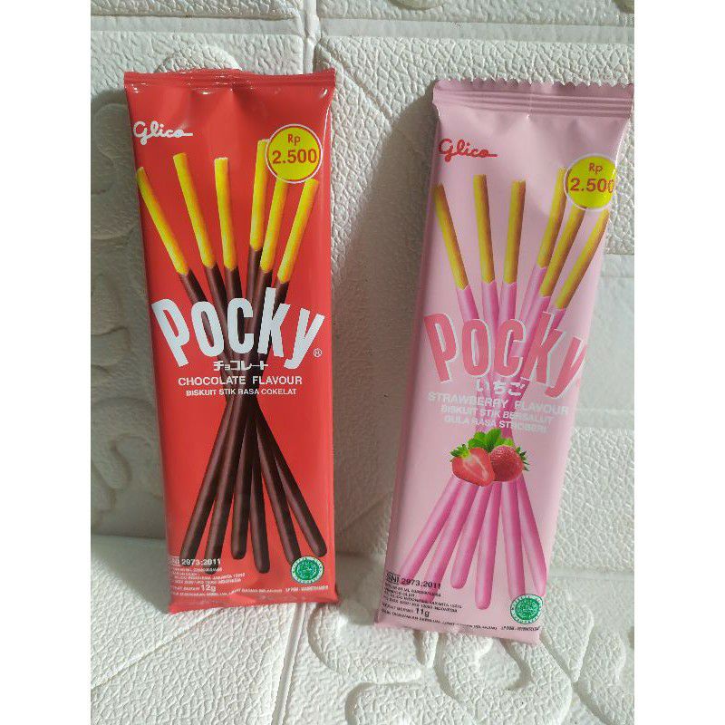 

[ECER] Pocky Sachet Mini Size 11 Gram Pocky Mini Coklat Strawberry