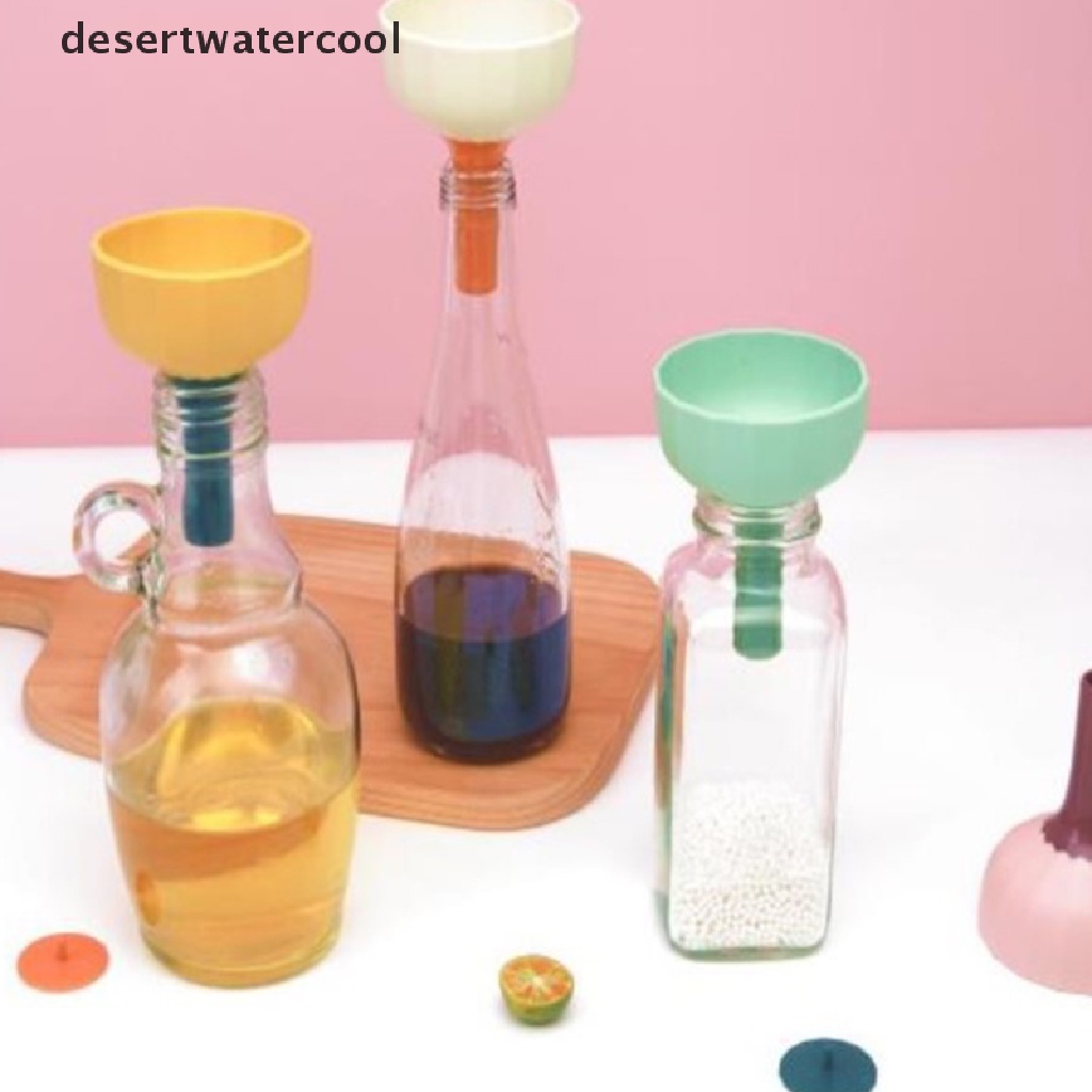 Deid Reusable Oil Filter Funnel Corong Transfer Cairan Saringan Anggur Corong Dapur Martijn