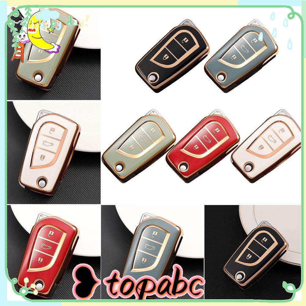 Top Remote Key Case Soft TPU Pelindung Kulit Key Fob Cover