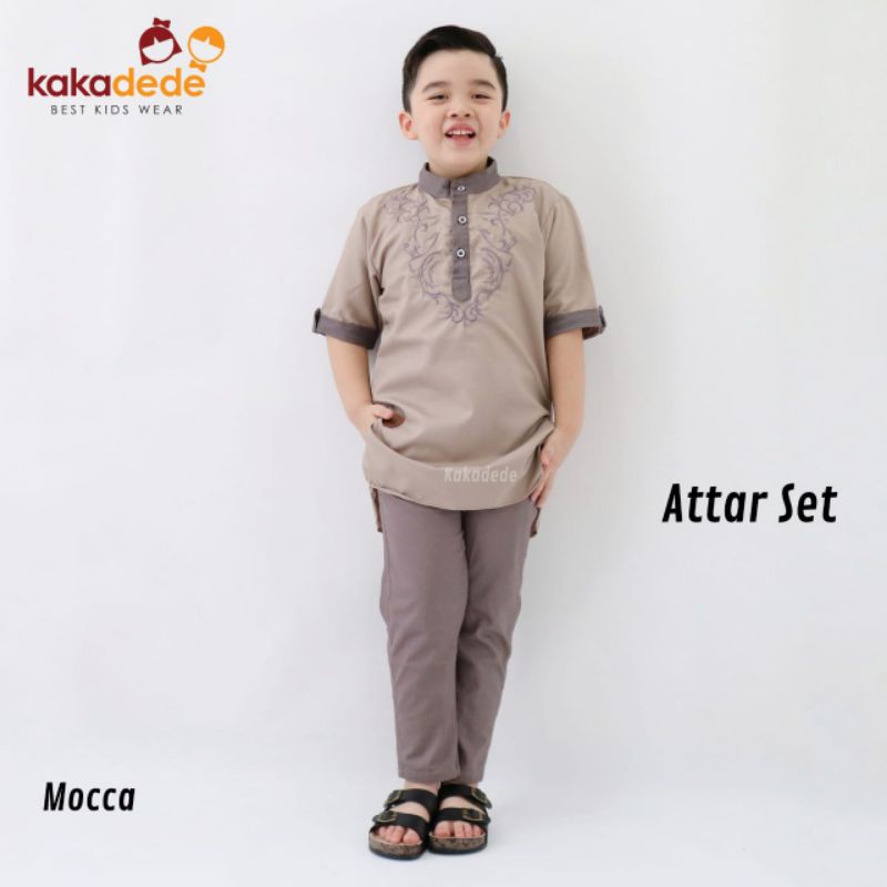 COD  Free ongkir BAJU KOKO KURTA ATTAR set by kakadede 2 - 12 tahun